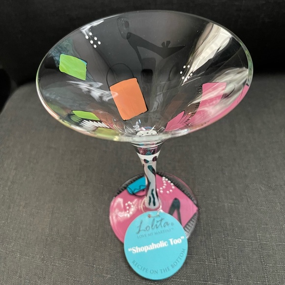 Lolita “Shopaholic Too” Martini Glass - Picture 3 of 5